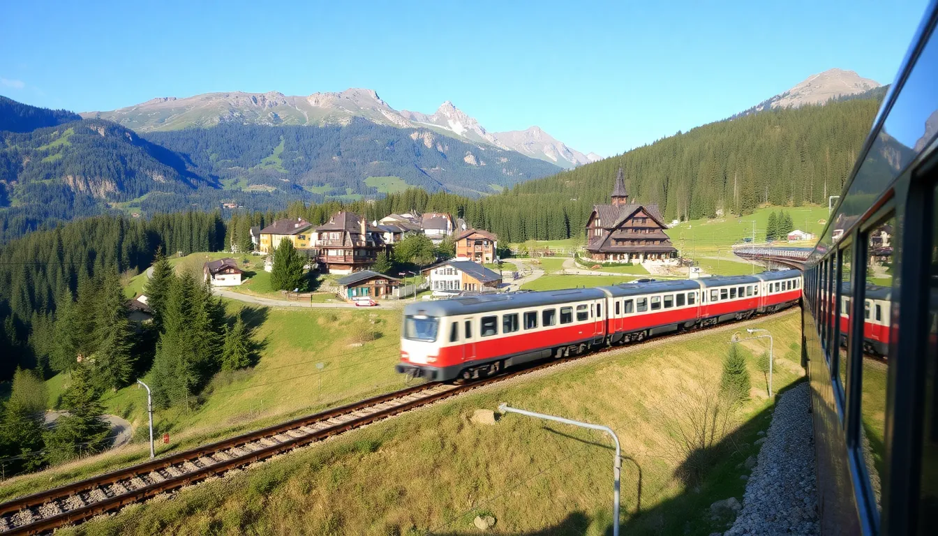 Eurail Austria Pass - Vista de trem na Áustria