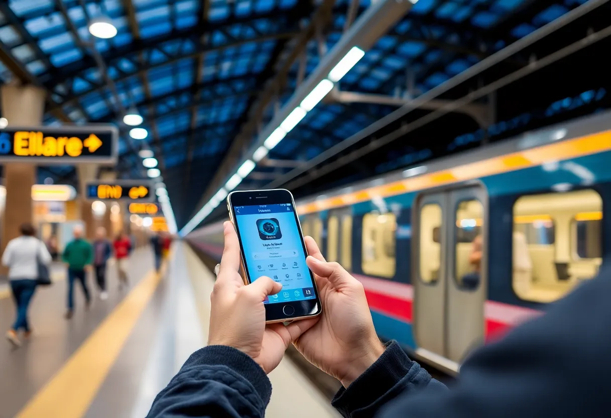 apps de trem Europa