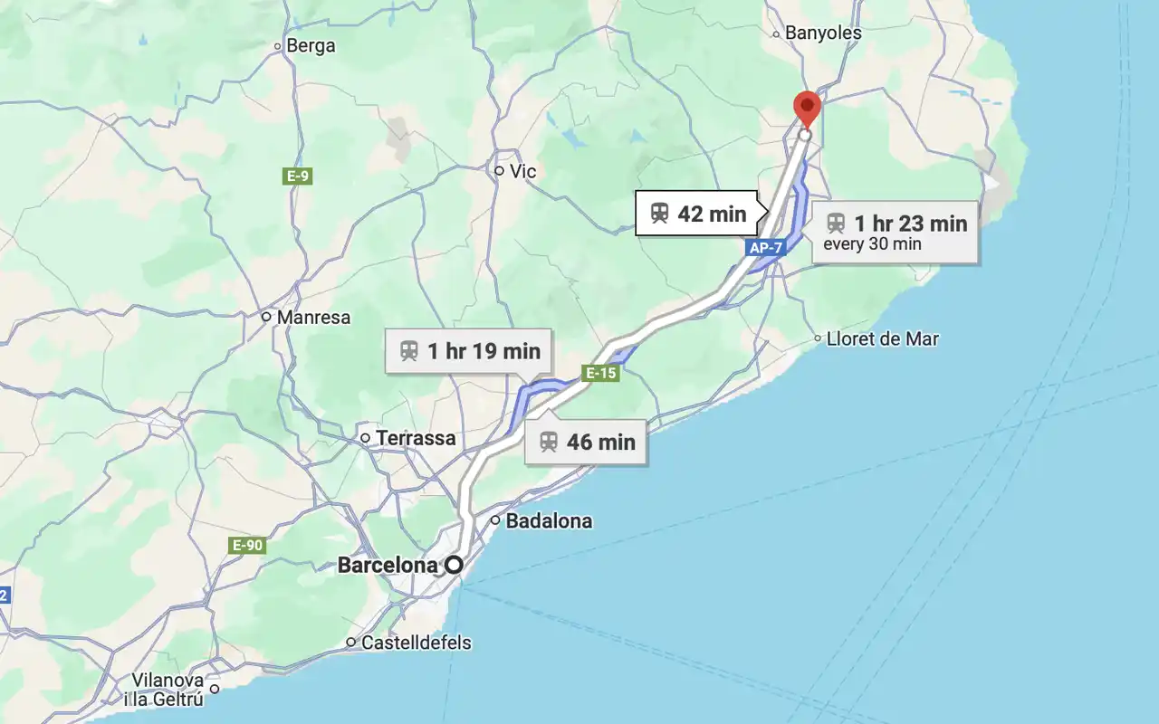Trem Barcelona-Girona