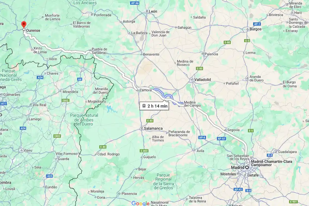 trem madrid ourense