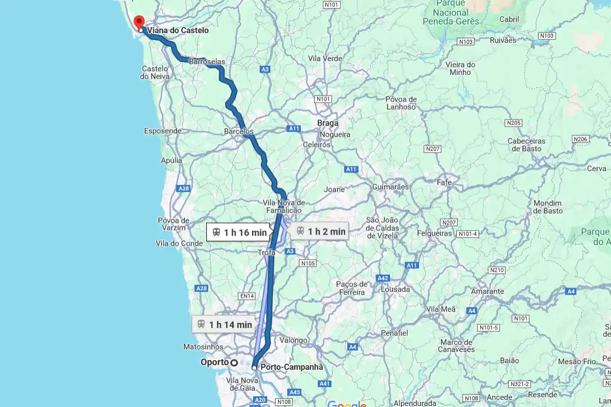 Trem Porto-Viana do Castelo