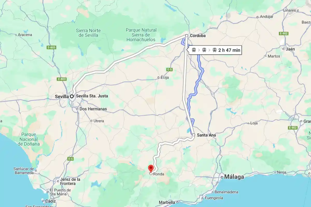 Trem Sevilla Ronda