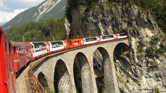trens panorâmicos suíços
